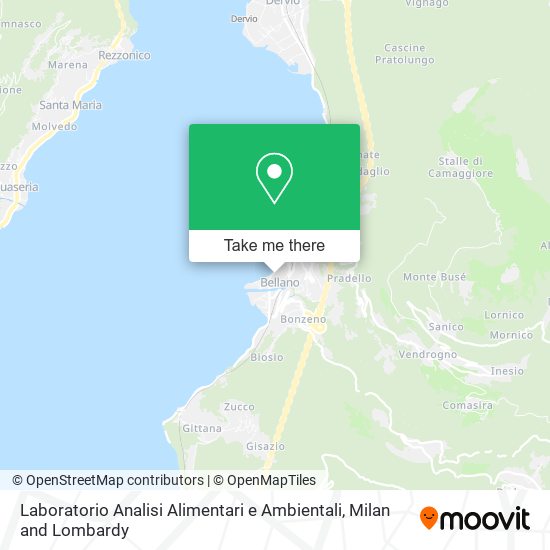 Laboratorio Analisi Alimentari e Ambientali map