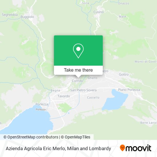 Azienda Agricola Eric Merlo map