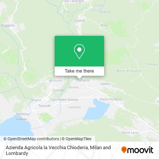 Azienda Agricola la Vecchia Chioderia map