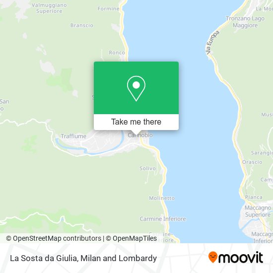 La Sosta da Giulia map