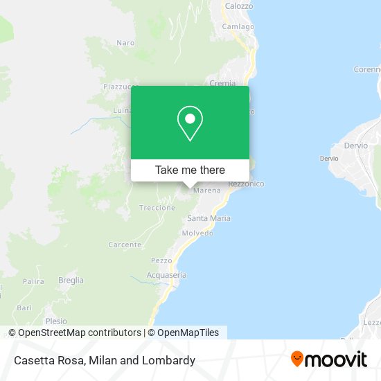 Casetta Rosa map