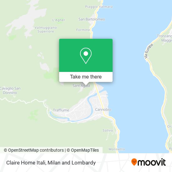 Claire Home Itali map