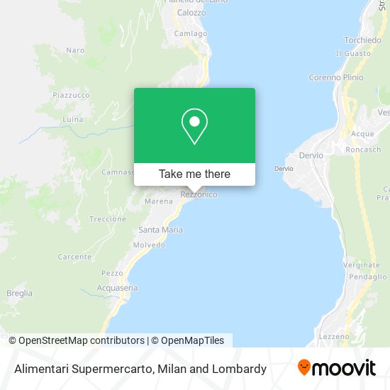 Alimentari Supermercarto map