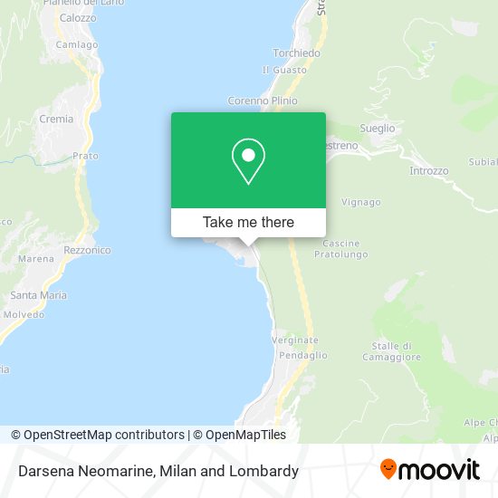 Darsena Neomarine map