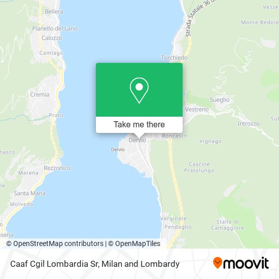 Caaf Cgil Lombardia Sr map
