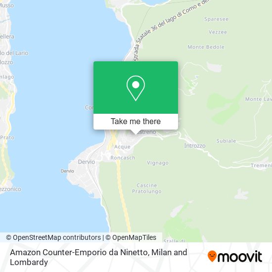 Amazon Counter-Emporio da Ninetto map