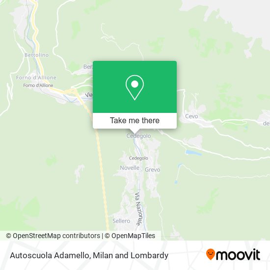 Autoscuola Adamello map
