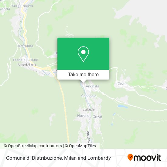 Comune di Distribuzione map