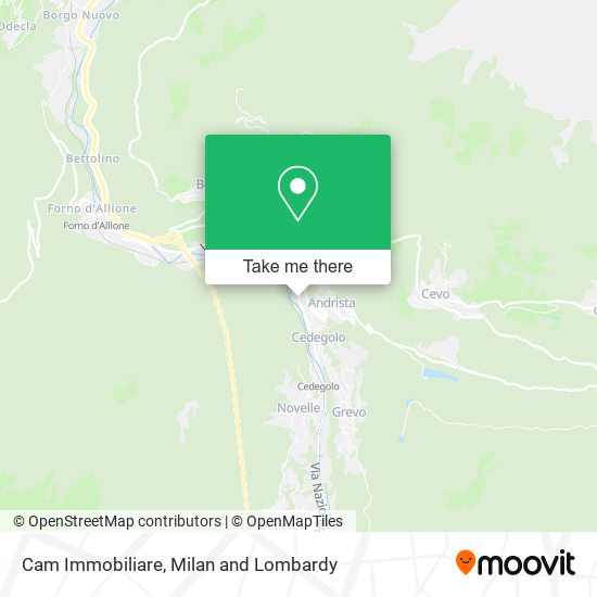 Cam Immobiliare map