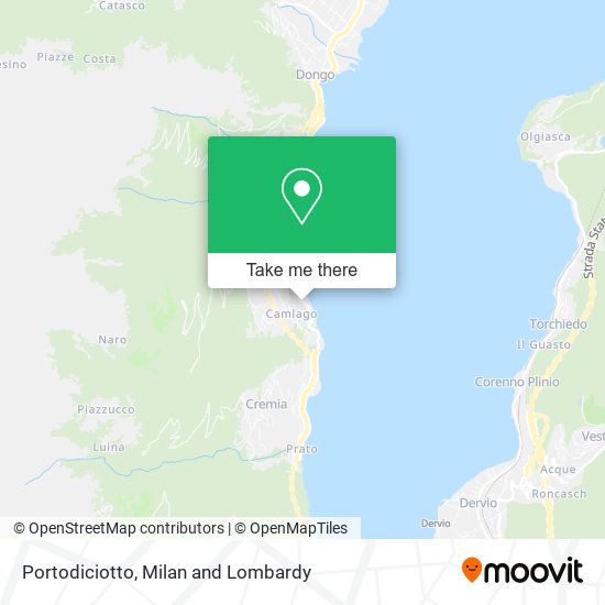 Portodiciotto map