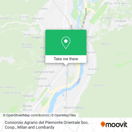 Consorzio Agrario del Piemonte Orientale Soc. Coop. map