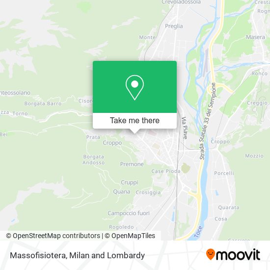 Massofisiotera map