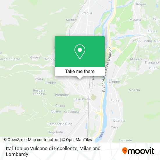Ital Top un Vulcano di Eccellenze map