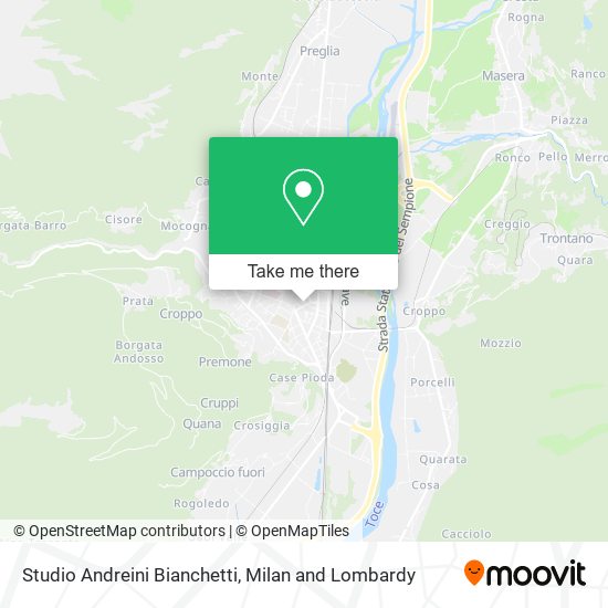 Studio Andreini Bianchetti map