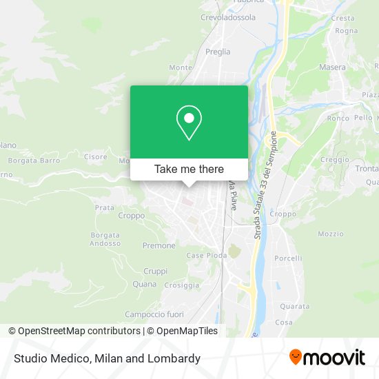 Studio Medico map