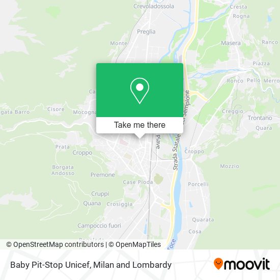Baby Pit-Stop Unicef map