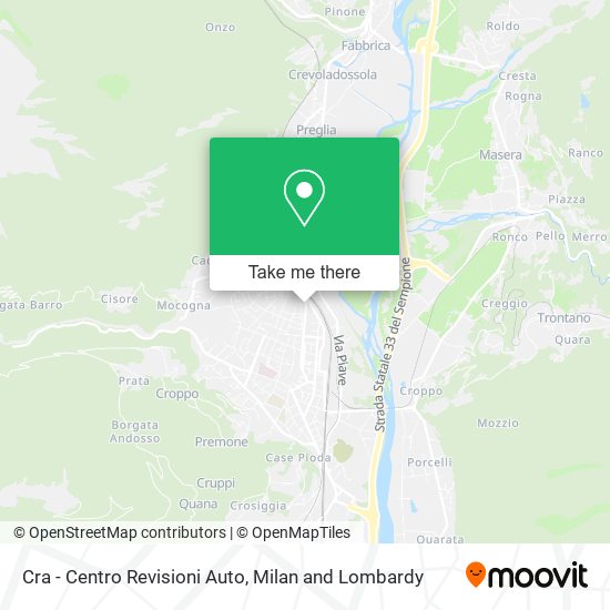 Cra - Centro Revisioni Auto map