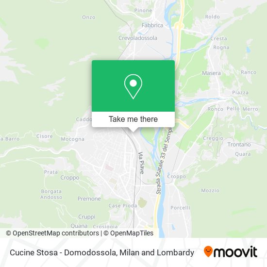 Cucine Stosa - Domodossola map