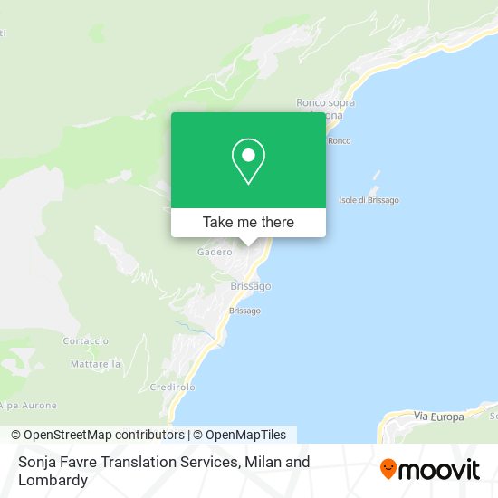 Sonja Favre Translation Services map