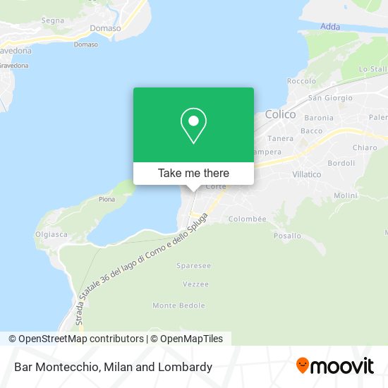 Bar Montecchio map