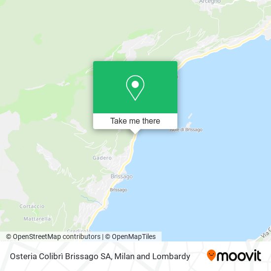 Osteria Colibrì Brissago SA map