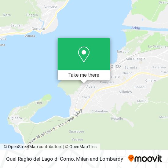 Quel Raglio del Lago di Como map