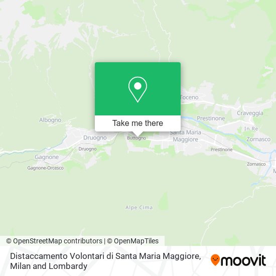 Distaccamento Volontari di Santa Maria Maggiore map