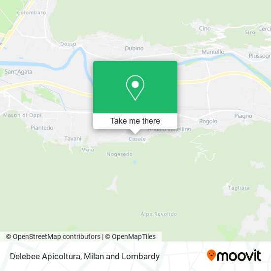 Delebee Apicoltura map