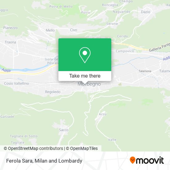 Ferola Sara map