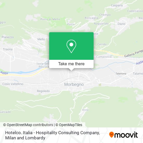 Hotelco. Italia - Hospitality Consulting Company map