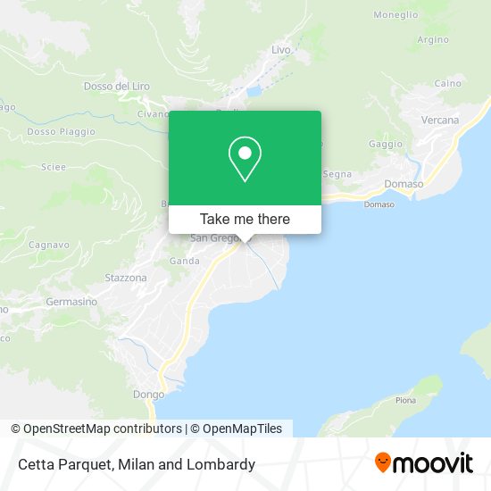 Cetta Parquet map