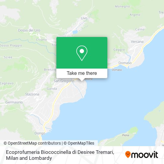 Ecoprofumeria Biococcinella di Desiree Tremari map