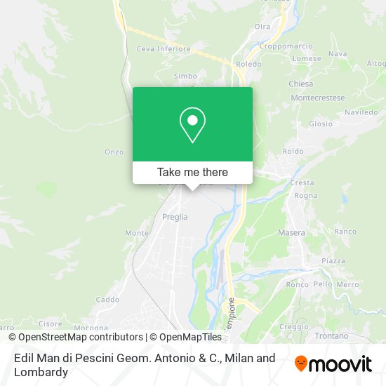 Edil Man di Pescini Geom. Antonio & C. map