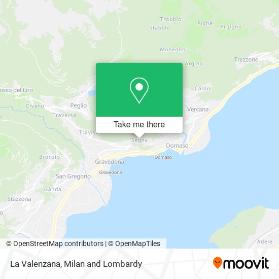 La Valenzana map