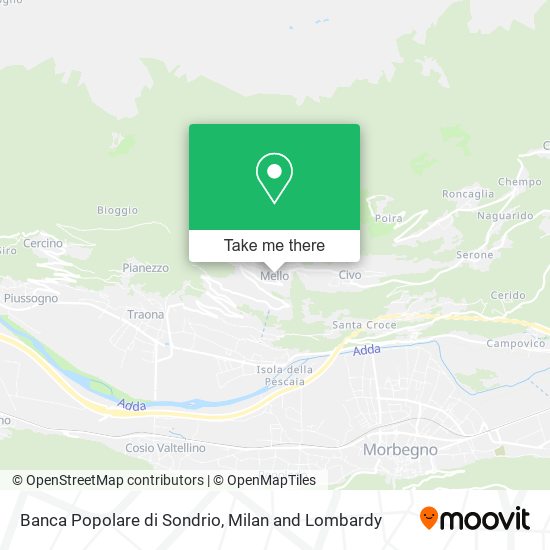 Banca Popolare di Sondrio map
