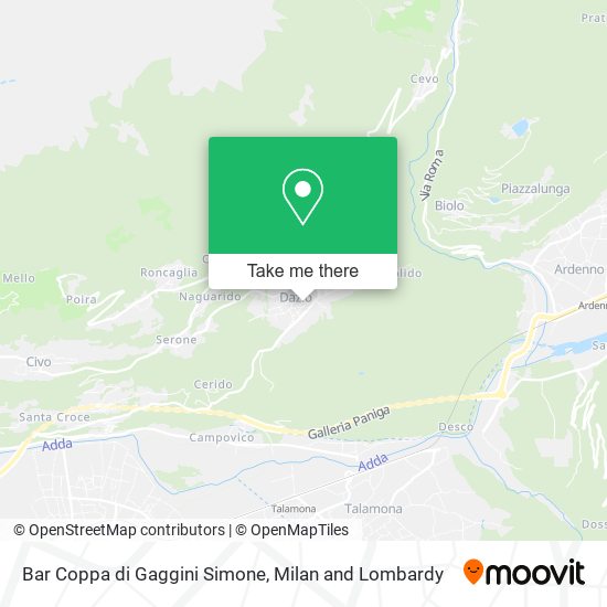Bar Coppa di Gaggini Simone map