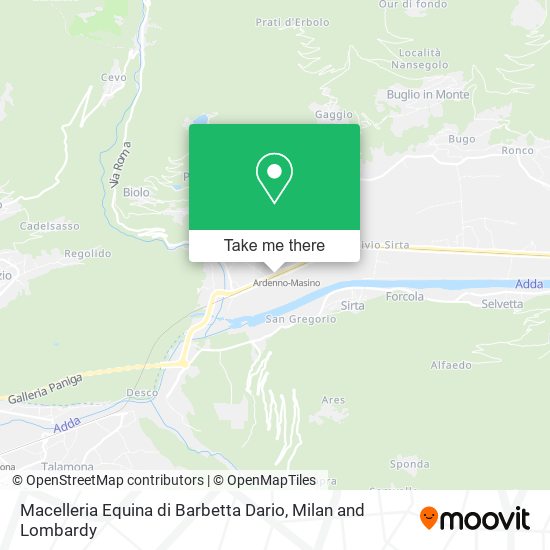 Macelleria Equina di Barbetta Dario map