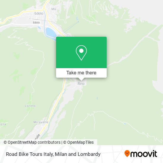 Road Bike Tours Italy map
