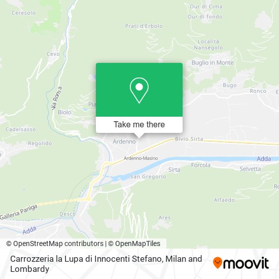 Carrozzeria la Lupa di Innocenti Stefano map