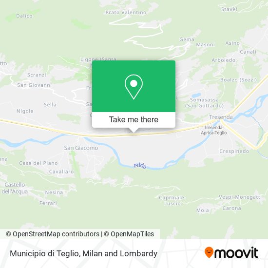 Municipio di Teglio map
