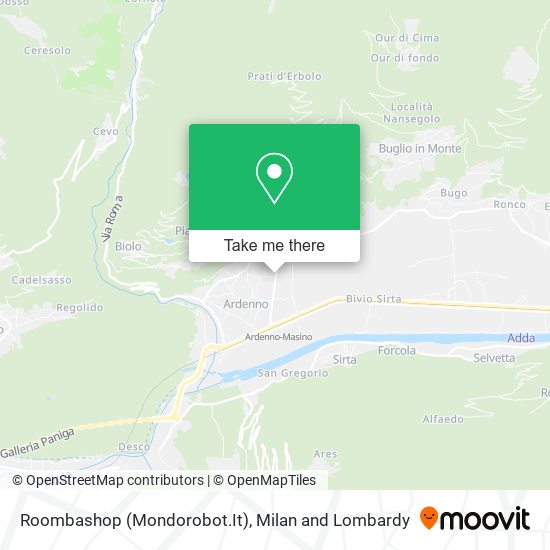Roombashop (Mondorobot.It) map