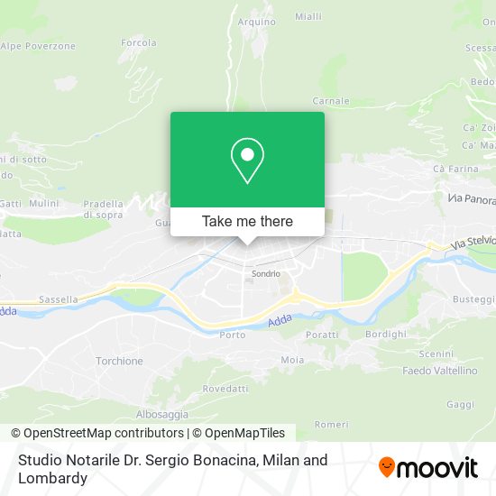 Studio Notarile Dr. Sergio Bonacina map