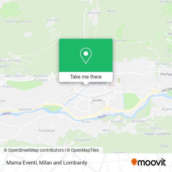 Mama Eventi map