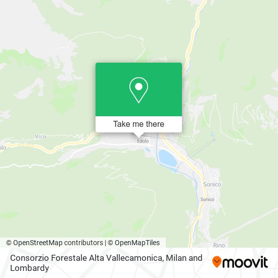 Consorzio Forestale Alta Vallecamonica map