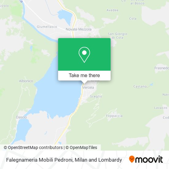 Falegnameria Mobili Pedroni map