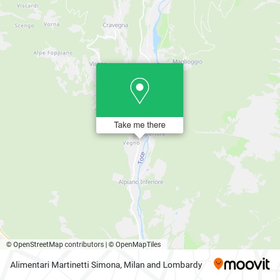 Alimentari Martinetti Simona map