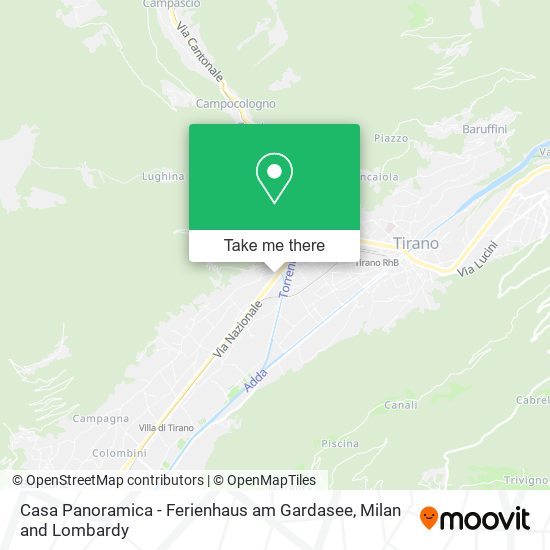 Casa Panoramica - Ferienhaus am Gardasee map