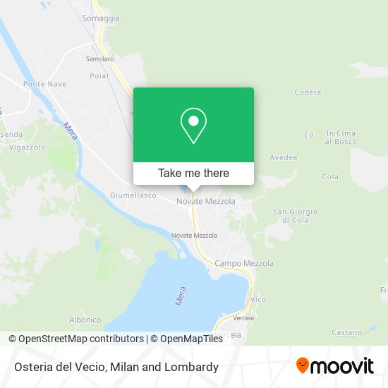 Osteria del Vecio map