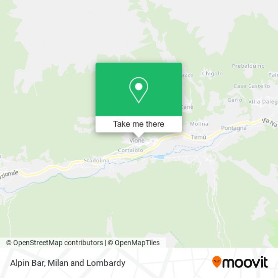 Alpin Bar map