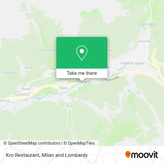 Kro Restaurant map